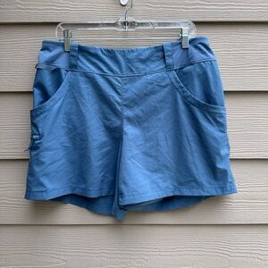 Patagonia Womens Tech Shorts Outdoor Pigeon Blue Size Large (A7)